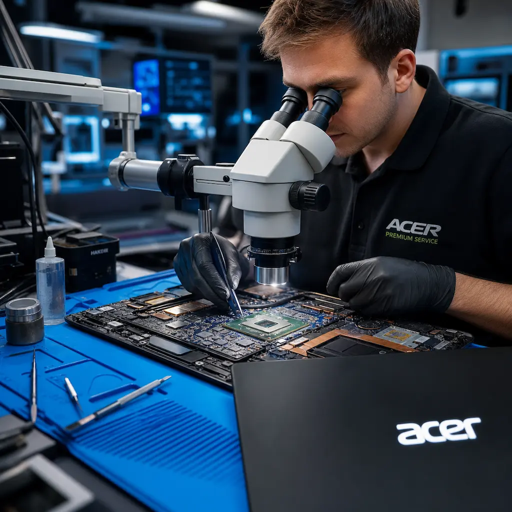 Замена видеокарты ноутбука Acer в Малаховке