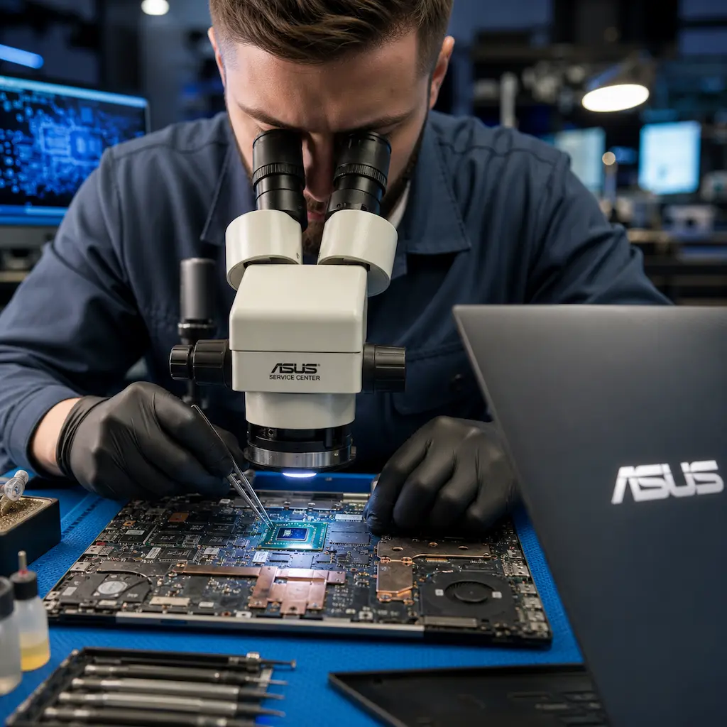 Замена видеокарты ноутбука Asus в Малаховке