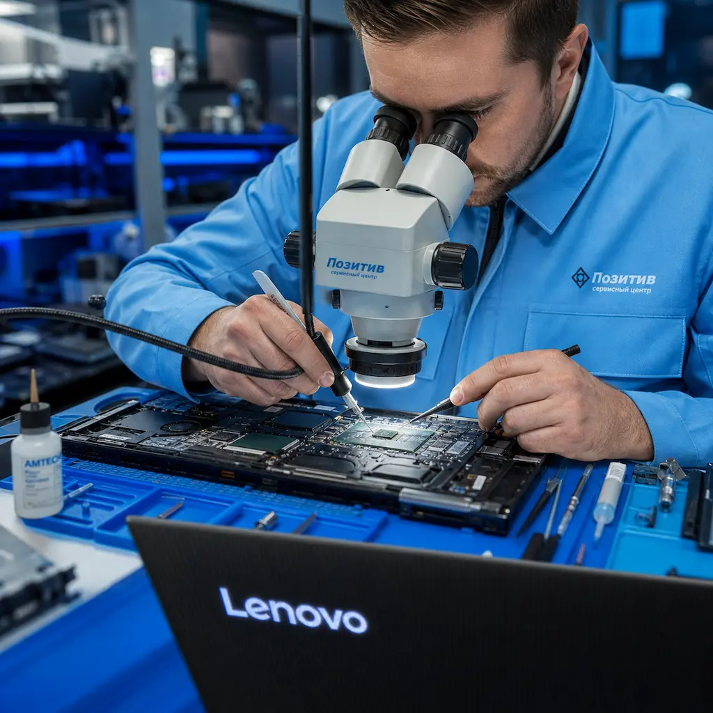 Замена видеокарты ноутбука Lenovo в Малаховке