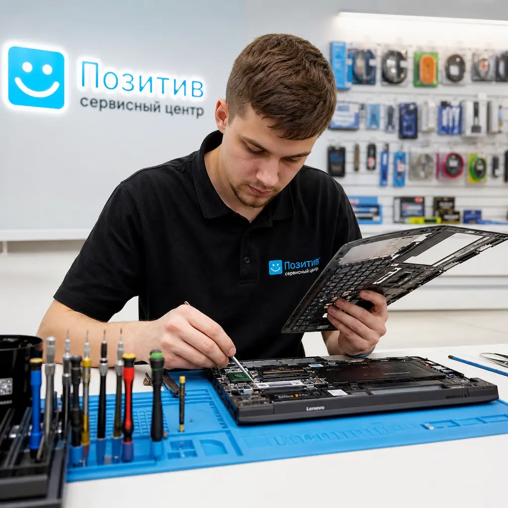 заменить клавиатуру на ноутбуке Lenovo в Малаховке