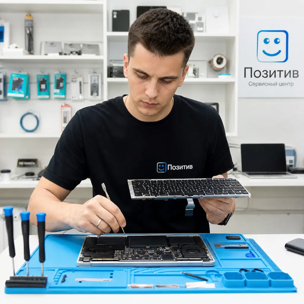 заменить клавиатуру на Apple Macbook в Малаховке