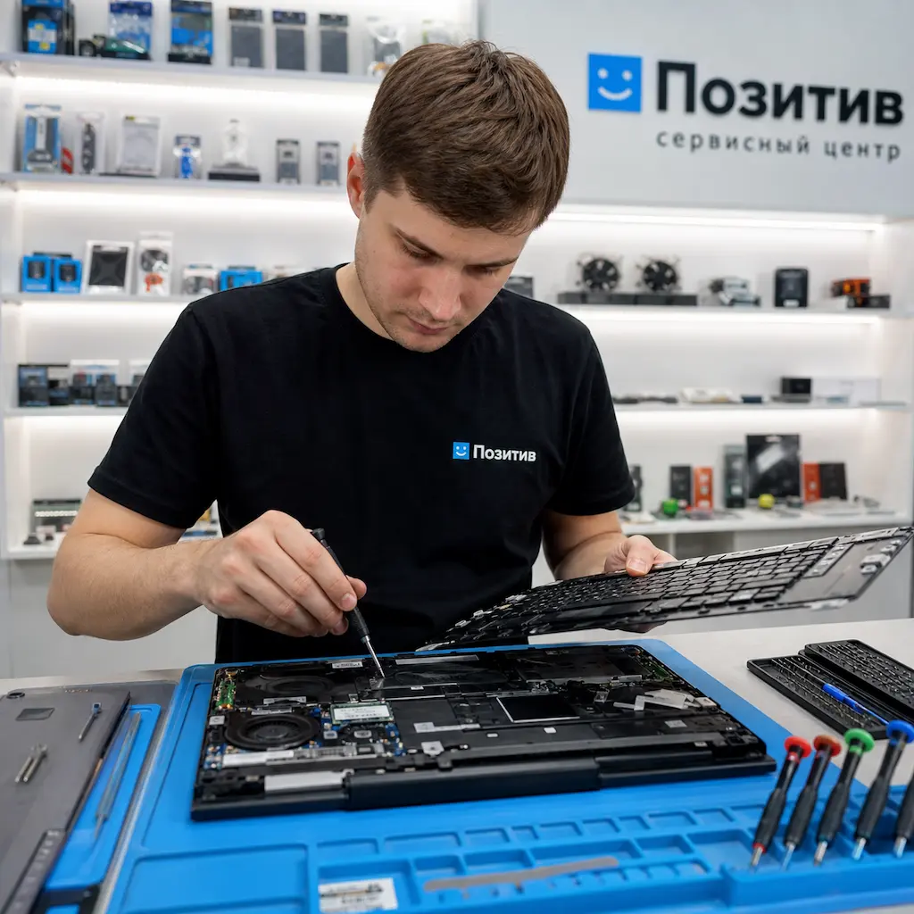 заменить клавиатуру на ноутбуке Samsung в Малаховке