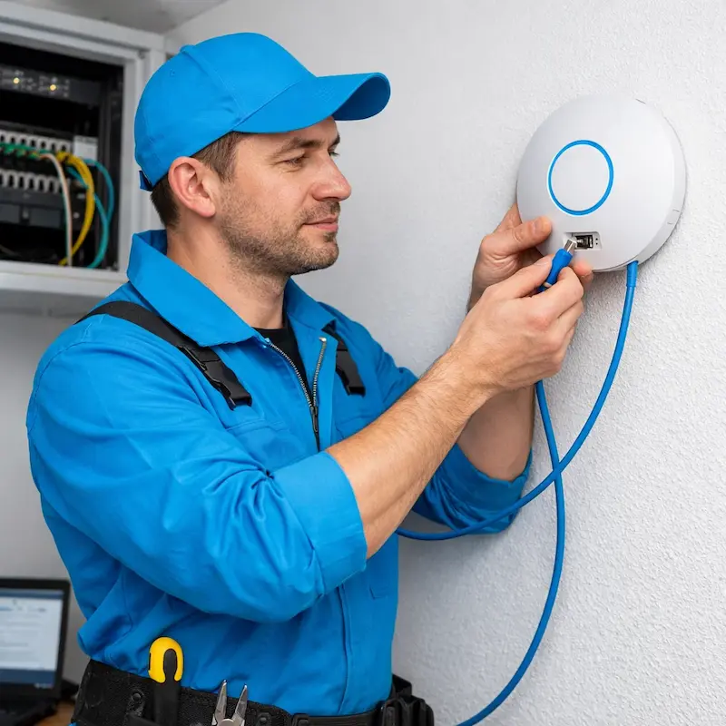 Подключение точки доступа в Малаховке