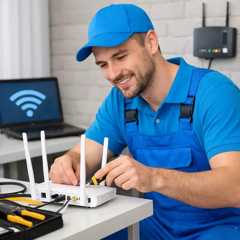 Настройка Wi - Fi в Малаховке