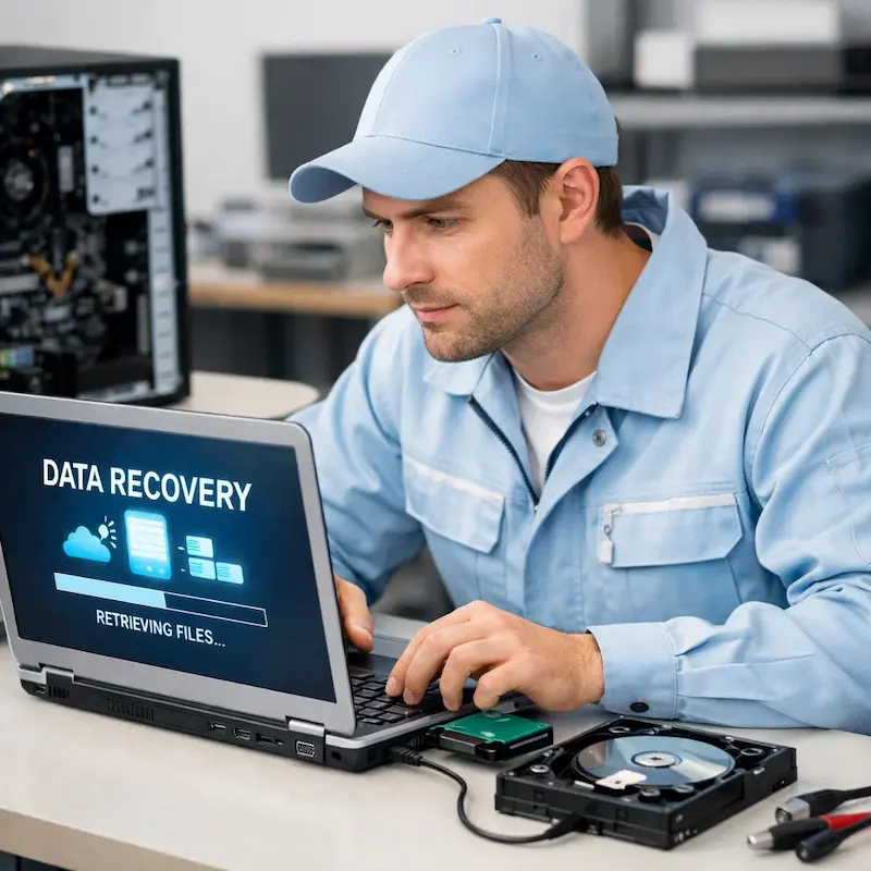 Восстановление данных и файлов в Малаховке