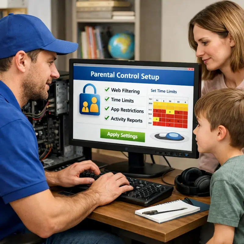 установка родительского контроля в Малаховке