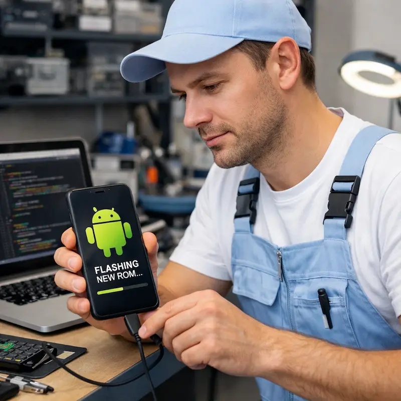 Прошивка Android в Малаховке